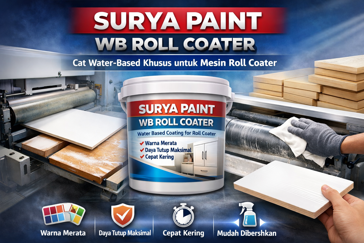 Surya Paint WB Roll Coater